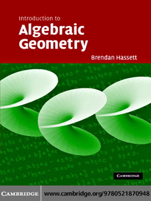 Title details for Introduction to Algebraic Geometry by Brendan Hassett - Available